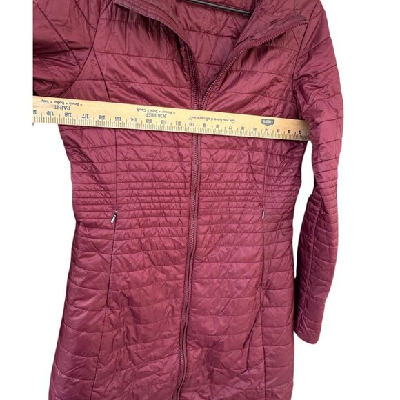 Patagonia Kai Lee Parka Long Puffer Style Jacket Womens Size Medium  Burgundy - Picture 7 of 10